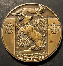 Médaille bronze doré d'occasion  Fontainebleau