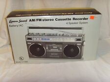 Casete estéreo BOOMBOX vintage 1984 como nuevo, sonido Lenoxx AM/FM rec. segunda mano  Embacar hacia Argentina