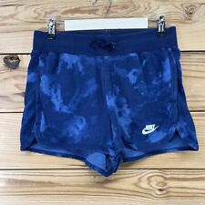 Usado, Shorts Nike feminino grande azul tingido moletom sensação cordão elástico B170 comprar usado  Enviando para Brazil