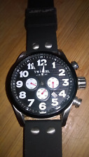 Steel chronograph watch for sale  MANCHESTER