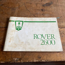 Rover 2600 owners for sale  BEDALE