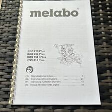 Metabo kgs216 254 for sale  RHYL