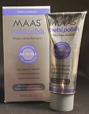 MAAS Metal Polish for All Metals 2oz New Sealed in Open Box French Lavender, used for sale  Ona