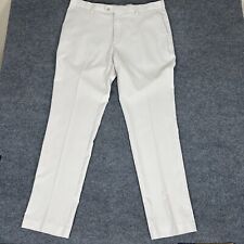 Pantalones deportivos Peter Millar Crown para hombre 38x34 crema golf chino elásticos pierna recta segunda mano  Embacar hacia Argentina