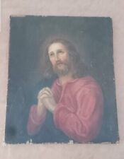 Portrait jesus huile d'occasion  Dijon