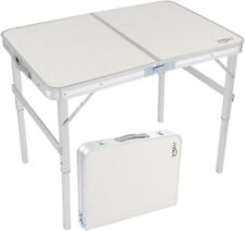 VINGLI 3FT Folding Camping Table, Adjustable Height, Lightweight, White, New L1 for sale  Shipping to South Africa