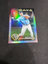 Rayos de tarjeta de novato Curtis Mead 2024 Topps Serie 1 - LÁMINA DE ARCO IRIS segunda mano  Embacar hacia Argentina