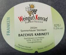 Weinetikett 2002 sommerhäuser gebraucht kaufen  Eckelsheim, Gau-Bickelheim, Wonsheim