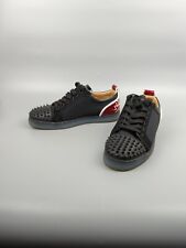 Christian Louboutin Fun Louis Junior Spikes Version Black Loubi Size 42 for sale  Shipping to South Africa