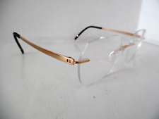 Óculos Silhouette Titan dourado e preto sem aro 5529 HB 7520 50 21 140 comprar usado  Enviando para Brazil