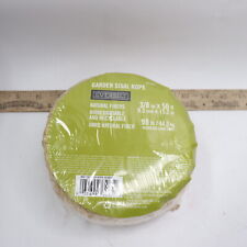 Corda de sisal torcida natural Everbilt 3/8" x 50 pés 140937 comprar usado  Enviando para Brazil
