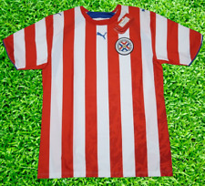 Camiseta deportiva de fútbol de Paraguay 100 % original talla M 2006 Copa Mundial segunda mano  Embacar hacia Argentina