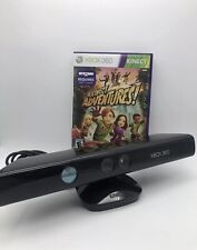 Microsoft Xbox 360 Kinect Motion Sensor Bar Black & Kinect Adventures Bundle for sale  Shipping to South Africa