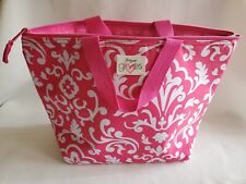 Bolsa de armazenamento Thirty One térmica para almoço piquenique rosa e branca UR forte 10x10x5" comprar usado  Enviando para Brazil