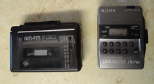 2 reproductores de casete Walkman AM-FM vintage G.E., SONY WALKMAN ambos probados funcionando segunda mano  Embacar hacia Mexico