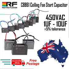 Capacitor de partida para ventilador de teto CBB61 2.5UF 1, 1.5, 1.8, 2, 3, 3.5, 4, 6, 8, 10UF comprar usado  Enviando para Brazil