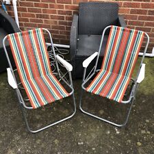 Vintage striped deck for sale  NEWCASTLE UPON TYNE