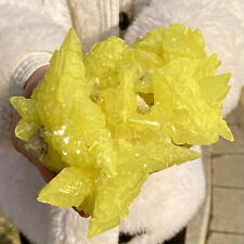 1,57 lb rzadki żółty kryształ siarki kwarc kryształ mineralny próbka na sprzedaż  Wysyłka do Poland