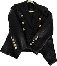 Black leather blazer for sale  Porter Ranch
