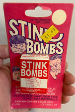 Vintage Stink Bombs Novelty NOS Sealed Toys Collectible Rare, used for sale  Shipping to South Africa