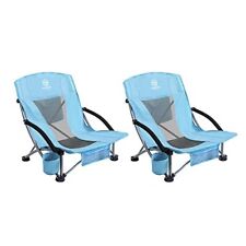 2 low seated folding chairs for sale  Sweet Grass