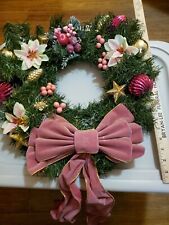 Handmade wreath pink for sale  Clayton