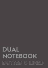 Notebook duplo pontilhado e forrado 7 x 10 notebook (etiqueta branca na capa traseira), usado comprar usado  Enviando para Brazil