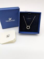 Swarovski circle rhodium for sale  SHREWSBURY