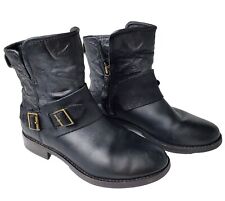 Botas de tornozelo femininas Ugg CYBELE Lodge couro preto tamanho 6 , usado comprar usado  Enviando para Brazil