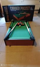 Corner Pocket Tabletop Pool Table Set 2 player boarded table game for sale  Shipping to South Africa