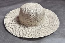 Chapéu de sol feminino verão praia chapéu de palha flexível dobrável aba larga jardinagem comprar usado  Enviando para Brazil