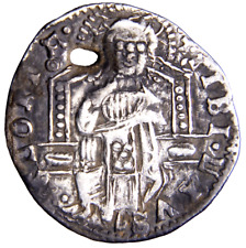 Moneda de Plata Trono de Cristo AR Grosso Estados Italianos Antonio Medieval Italia Moneda segunda mano  Embacar hacia Argentina