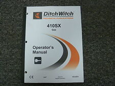 Used, Ditch Witch 410SX Gas Vibratory Plow Owner Operator Maintenance Manual Book for sale  Fairfield