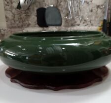 Vaso grande bonsai Chu 9,5 "cerâmica resistente com bandeja upcycle  comprar usado  Enviando para Brazil