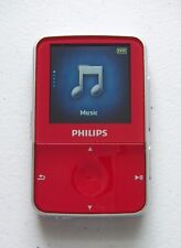 Usado, Reproductor MP3 multimedia digital Philips GoGear Vibe 4 GB rojo. Funciona muy bien, batería nueva segunda mano  Embacar hacia Argentina