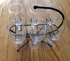 Wine glasses upright for sale  Harpursville
