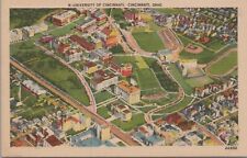 Postal de la década de 1930 Cincinnati, Ohio OH University Aerial Football Stadium 5067.4 segunda mano  Embacar hacia Argentina