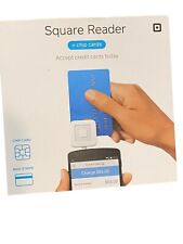 Leitor de cartão de crédito quadrado contato chip branco para iPhone iPad e Android novo comprar usado  Enviando para Brazil