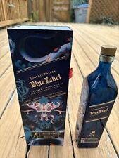 Johnnie Walker etiqueta azul DRAGON YEAR edição limitada design 750ml (garrafa vazia) comprar usado  Enviando para Brazil