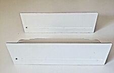 Prateleiras de borda madeira chanfrada branca montada na parede decoração ranhurada para casa 12 pol. Dois, usado comprar usado  Enviando para Brazil