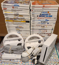 ENORME Paquete/Lote de Wii - ¡54 Juegos, Consola y Accesorios! Mario Kart y más! segunda mano  Embacar hacia Argentina