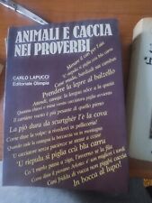 Libro animali caccia usato  Piossasco