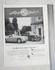 MGA MG Magnette Original Advertisement Removed from a Magazine for sale  Birkenhead