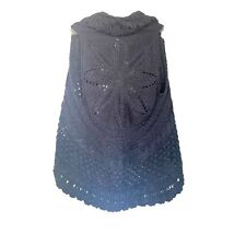 Usado, Colete suéter Romeo&Juliet Couture malha e croche preto tamanho médio em excelente estado usado comprar usado  Enviando para Brazil