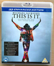 Usado, Michael Jackson This is It 3D Blu-ray Enhanced Edition Pop Music Performance segunda mano  Embacar hacia Argentina