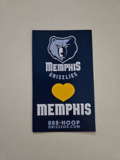Ímã logotipo Memphis Grizzlies NBA basquete 3" x 5", usado comprar usado  Enviando para Brazil
