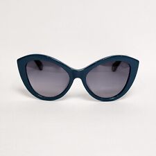 Usado, Óculos de sol feminino Zac Posen Shelley azul água com lentes gradientes cinza comprar usado  Enviando para Brazil
