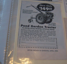 Pond garden tractor for sale  Browning
