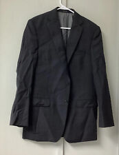 Blazer Calvin Klein 40L preto xadrez jaqueta de lã Macy masculina loja roupa de trabalho terno comprar usado  Enviando para Brazil
