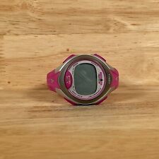 Reloj de pulsera Timex Ironman rosa entrenador de carretera esfera digital monitor de ritmo cardíaco monitor segunda mano  Embacar hacia Argentina